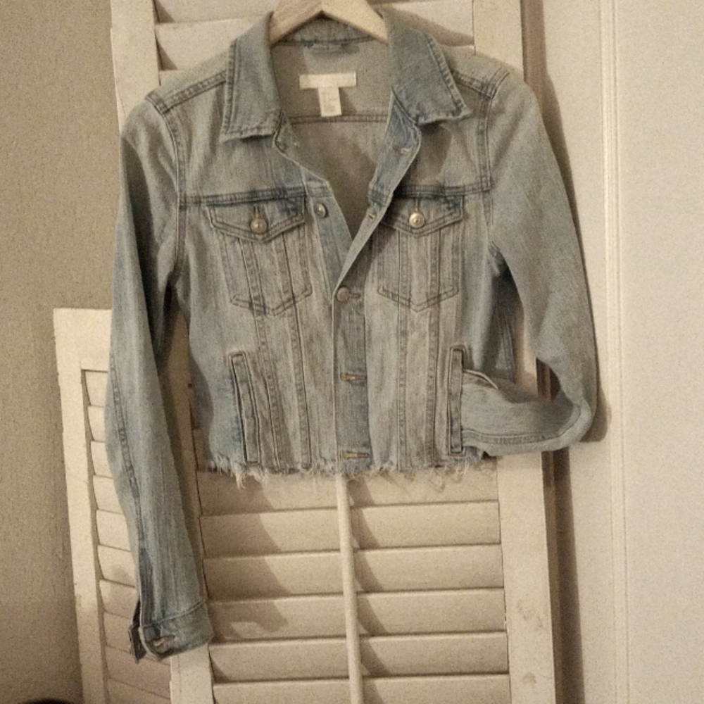H & M Demin/Jean Jacket Women's 4
